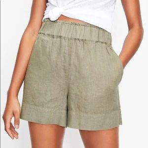Lou & Grey Linen Pull On Shorts